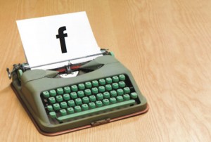 Facebook typewriter